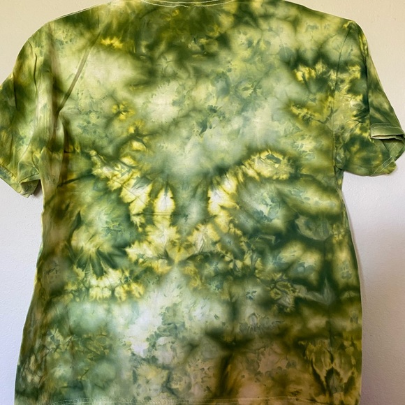 Avocado Green Ice Tie Dye T-Shirt NWT Size 2XL - Picture 4 of 6